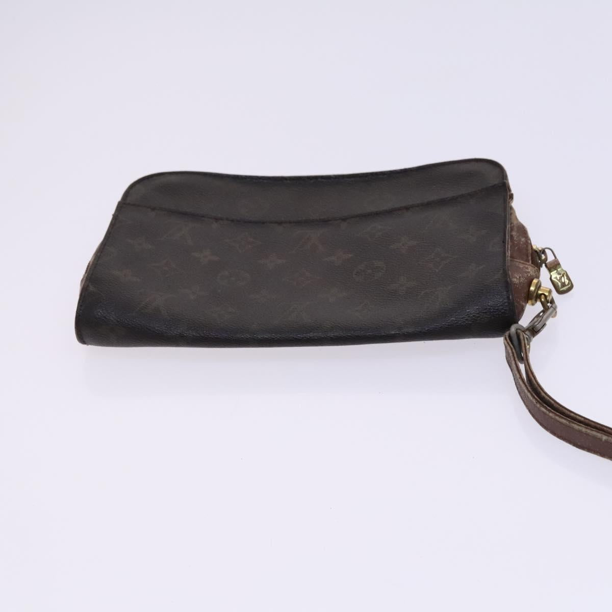 LOUIS VUITTON Monogram Clutch Bag 2 Set LV Auth EC228