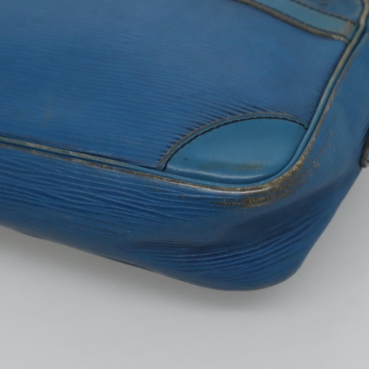 LOUIS VUITTON Epi Trocadero 23 Shoulder Bag Blue M52305 LV Auth EC236