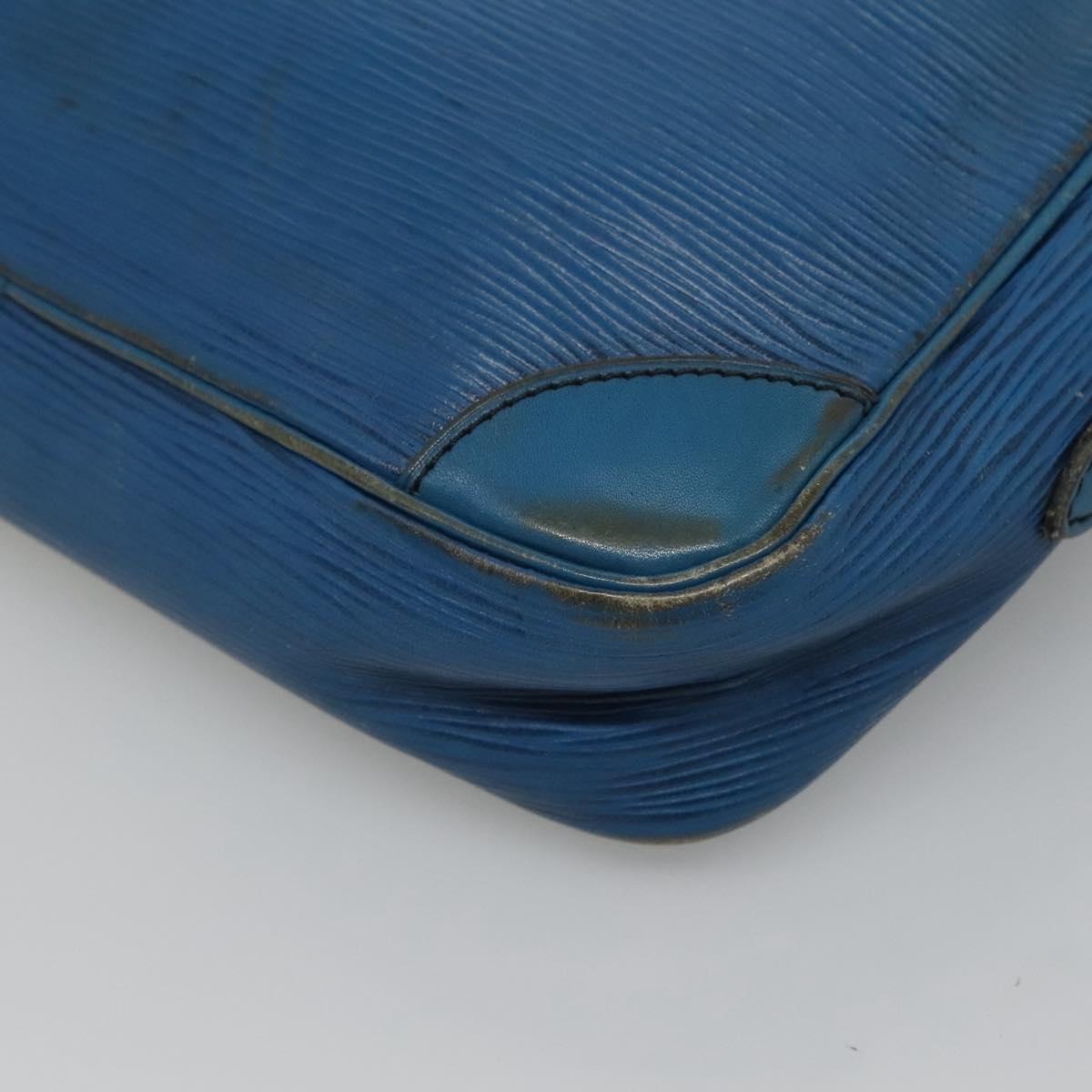 LOUIS VUITTON Epi Trocadero 23 Shoulder Bag Blue M52305 LV Auth EC236