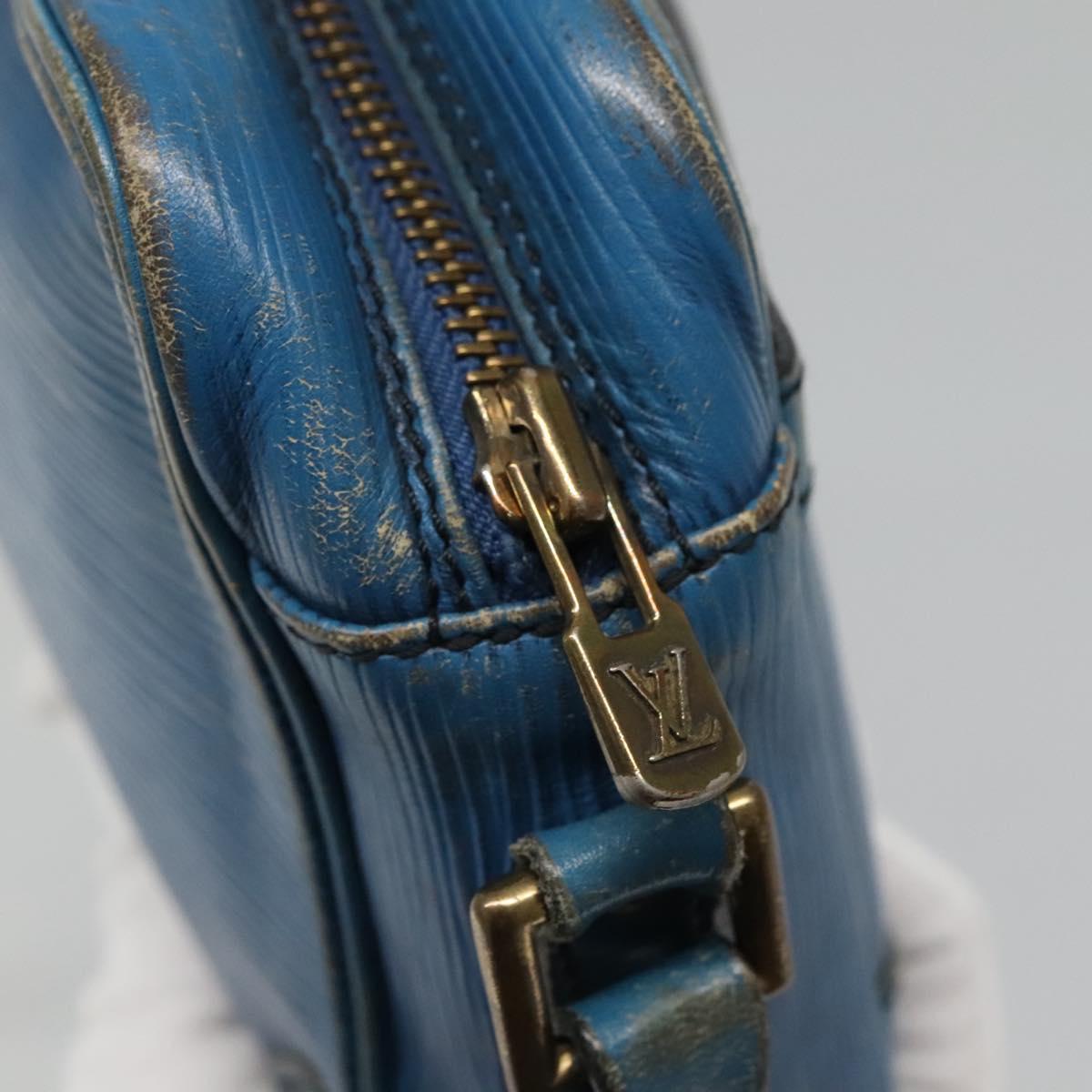 LOUIS VUITTON Epi Trocadero 23 Shoulder Bag Blue M52305 LV Auth EC236