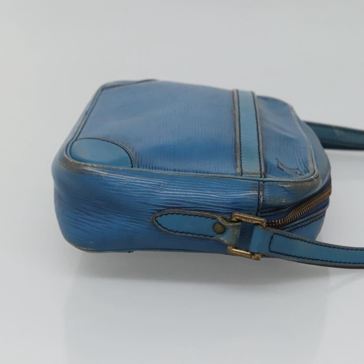 LOUIS VUITTON Epi Trocadero 23 Shoulder Bag Blue M52305 LV Auth EC236