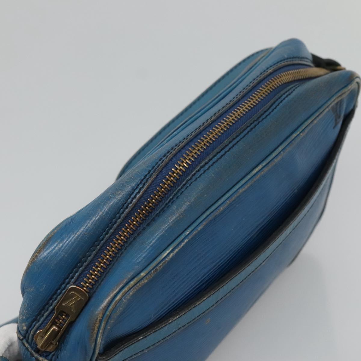 LOUIS VUITTON Epi Trocadero 23 Shoulder Bag Blue M52305 LV Auth EC236