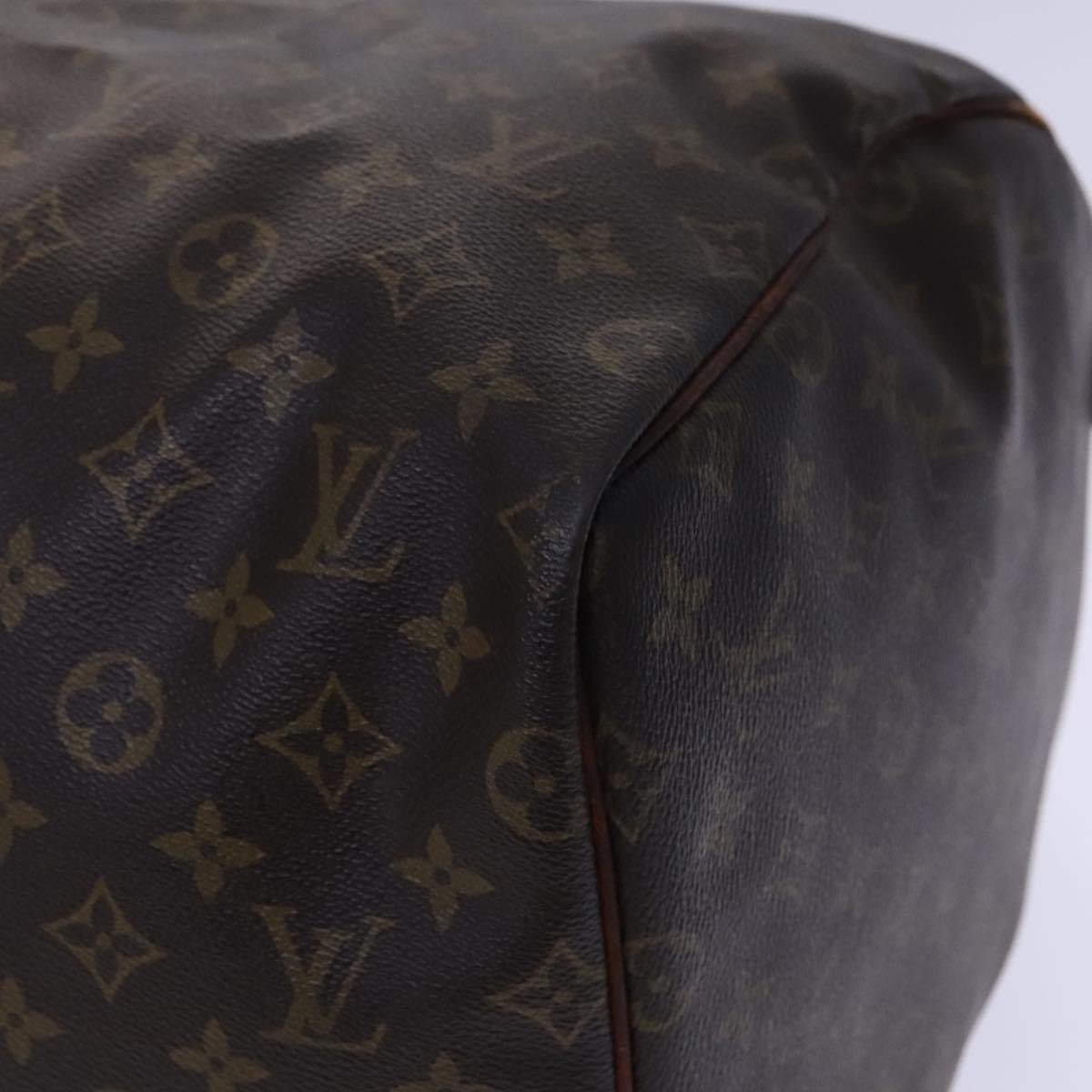 LOUIS VUITTON Monogram Keepall 55 Boston Bag M41424 LV Auth EC242