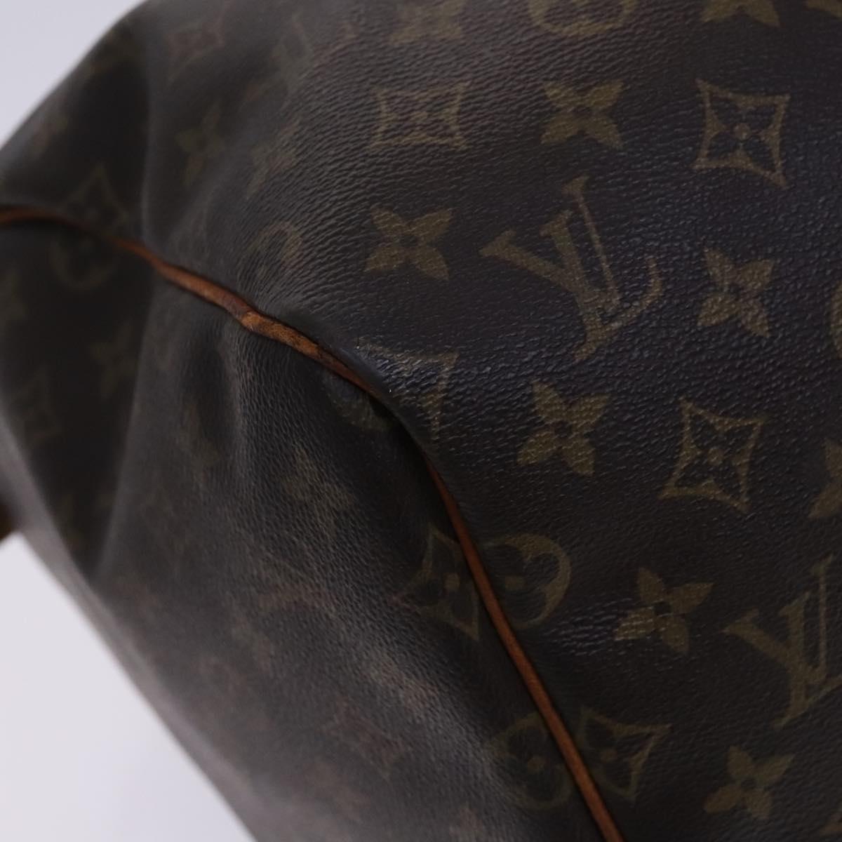 LOUIS VUITTON Monogram Keepall 55 Boston Bag M41424 LV Auth EC242