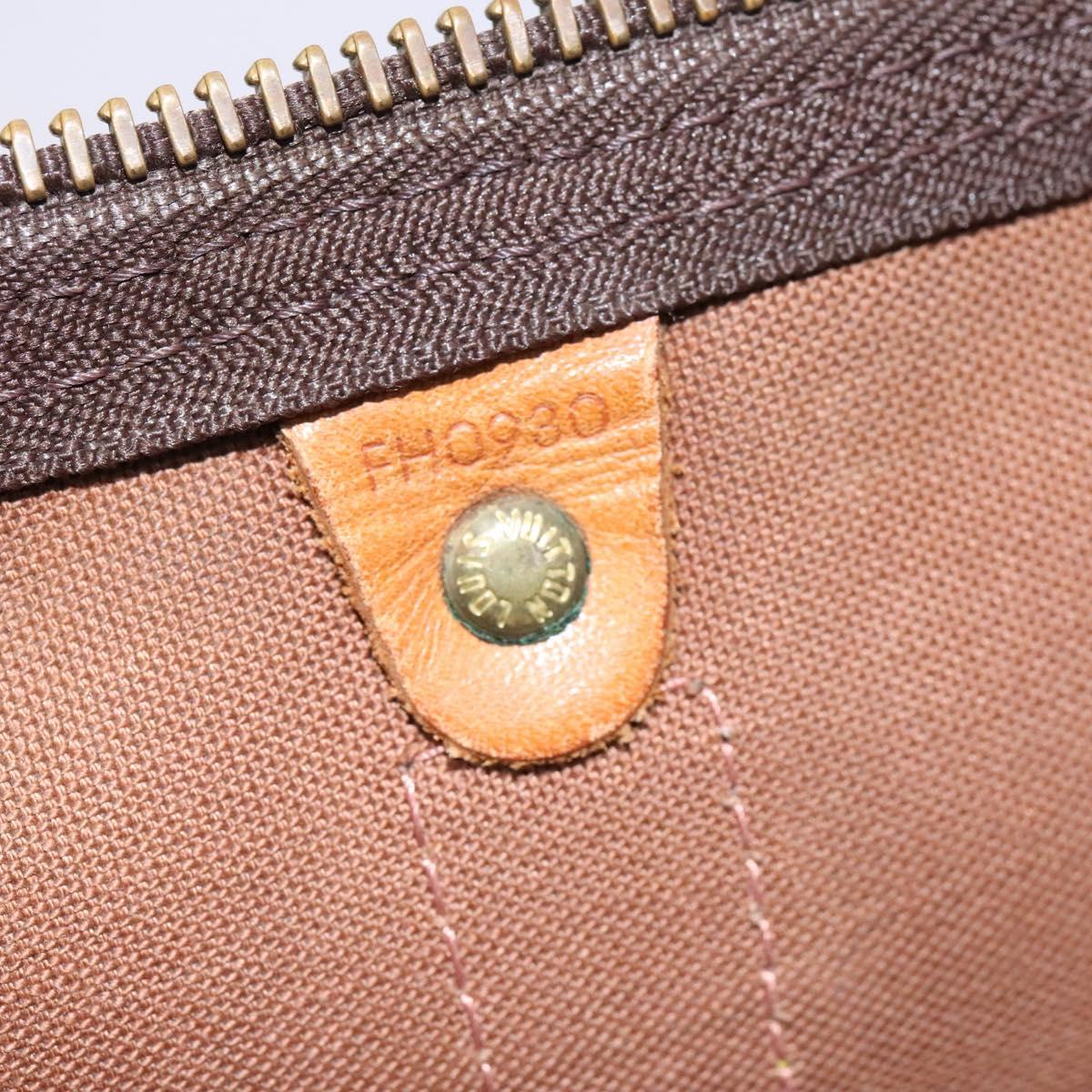 LOUIS VUITTON Monogram Keepall 55 Boston Bag M41424 LV Auth EC242