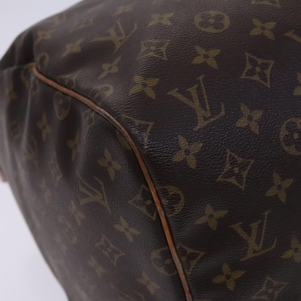 LOUIS VUITTON Monogram Keepall 55 Boston Bag M41424 LV Auth EC256
