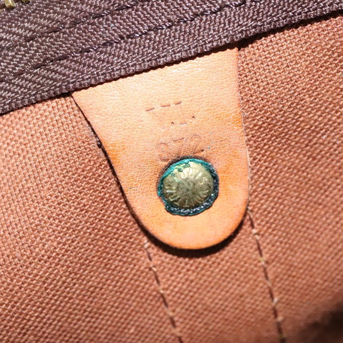 LOUIS VUITTON Monogram Keepall 55 Boston Bag M41424 LV Auth EC256