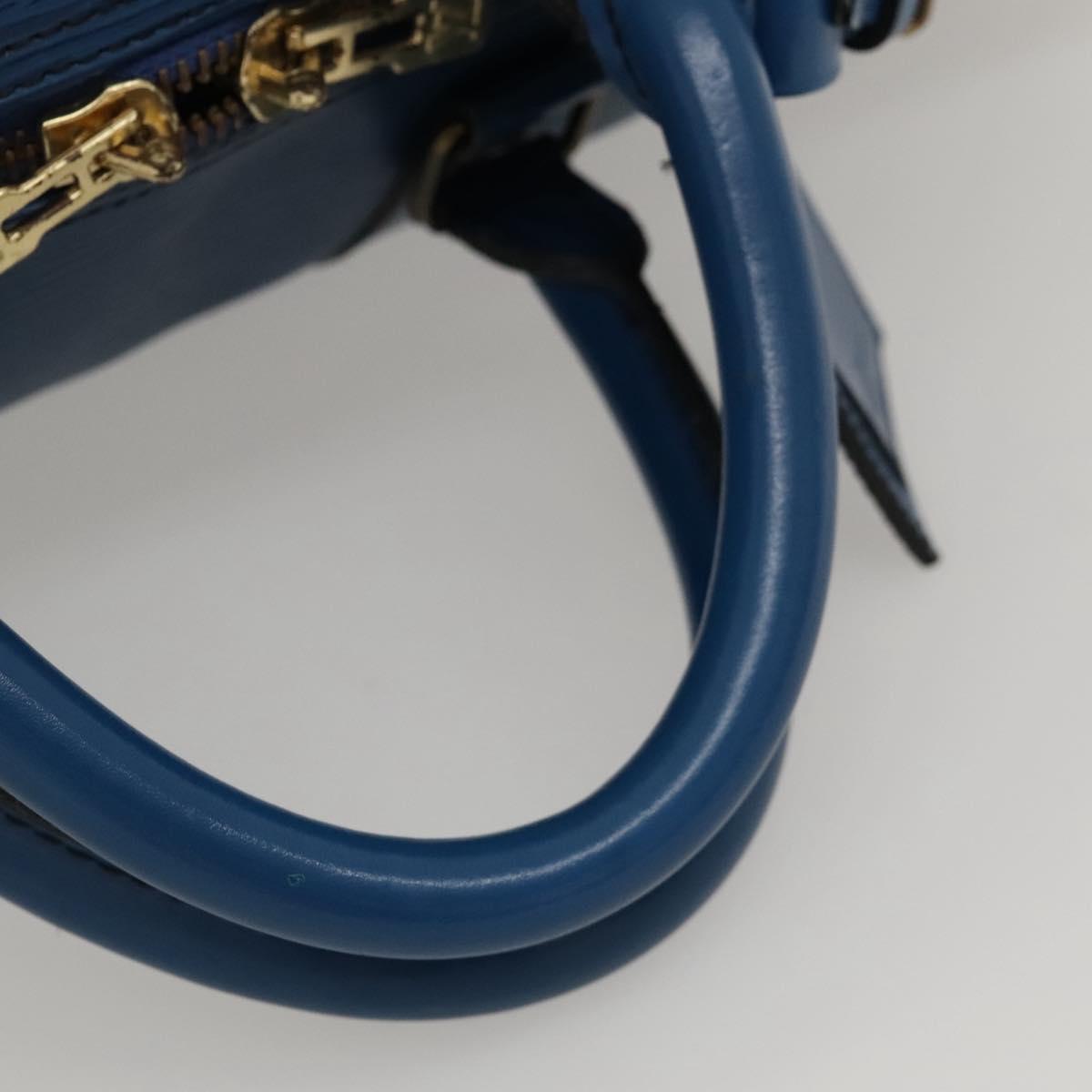 LOUIS VUITTON Epi Keepall 55 Boston Bag Toledo Blue M42955 LV Auth EC290