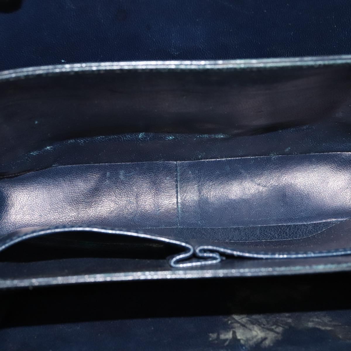 CELINE C Sulky Shoulder Bag Canvas Navy Auth EC321