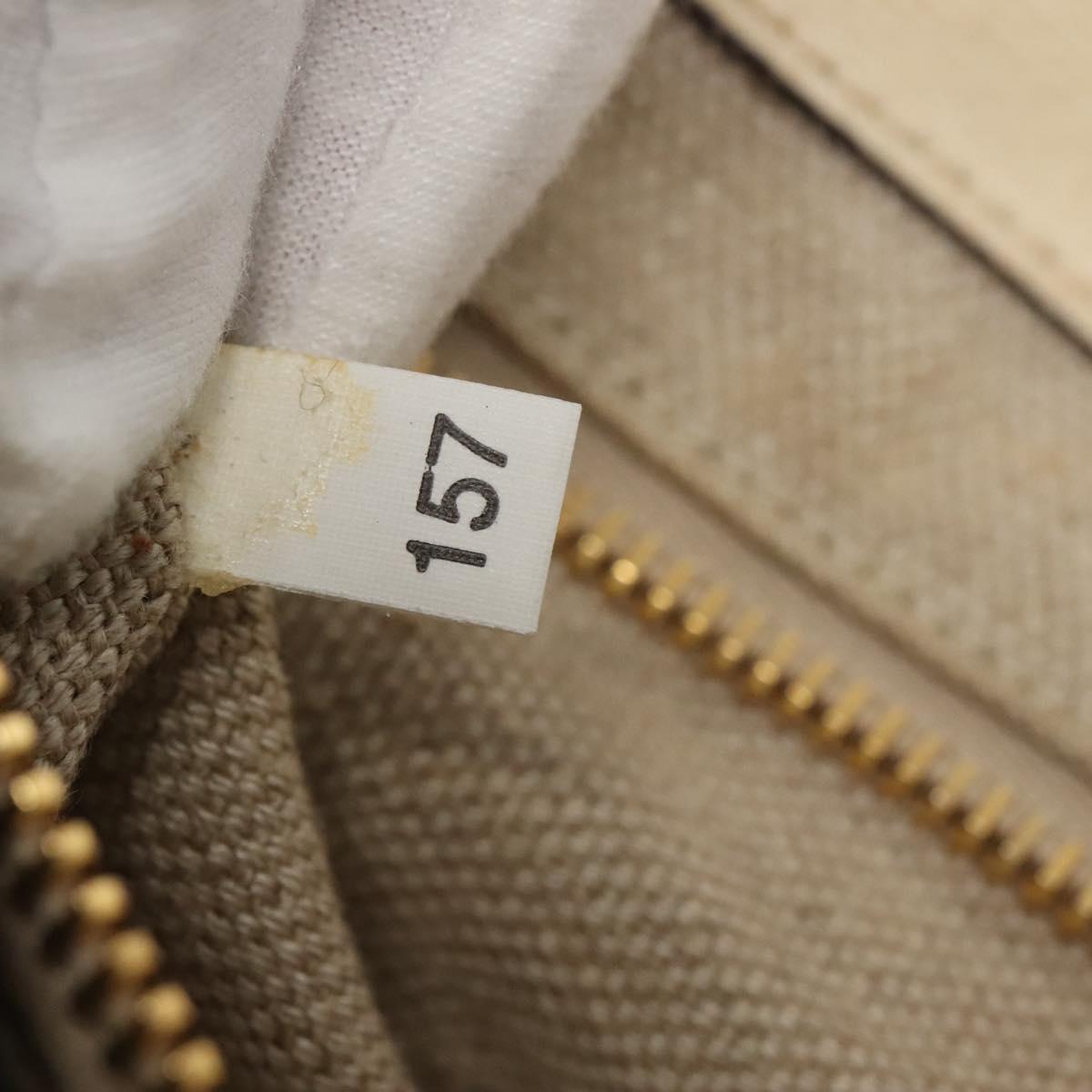 PRADA Canapa GM Hand Bag Canvas Blue Gold Auth EC334