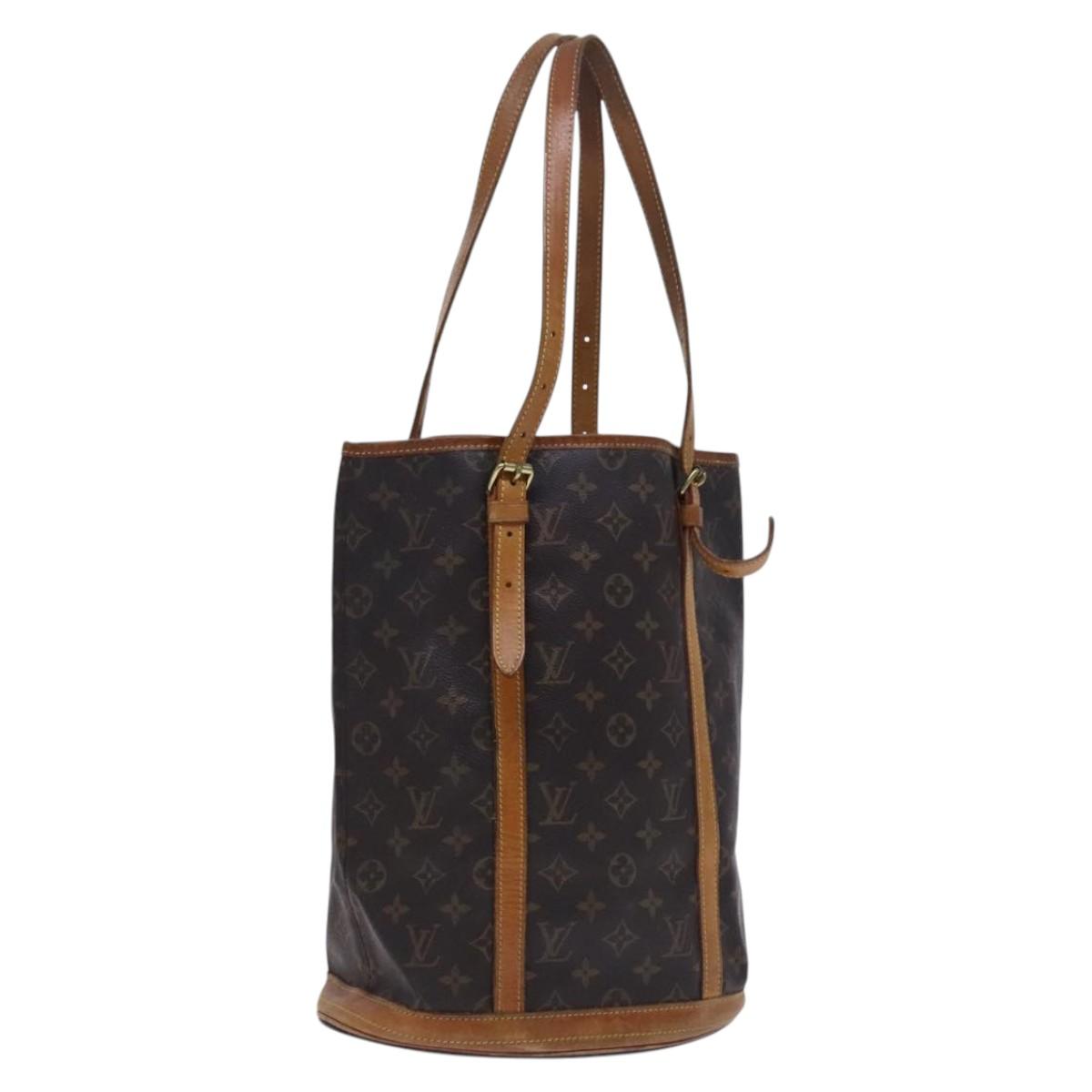 LOUIS VUITTON Monogram Bucket GM Shoulder Bag M42236 LV Auth EC345
