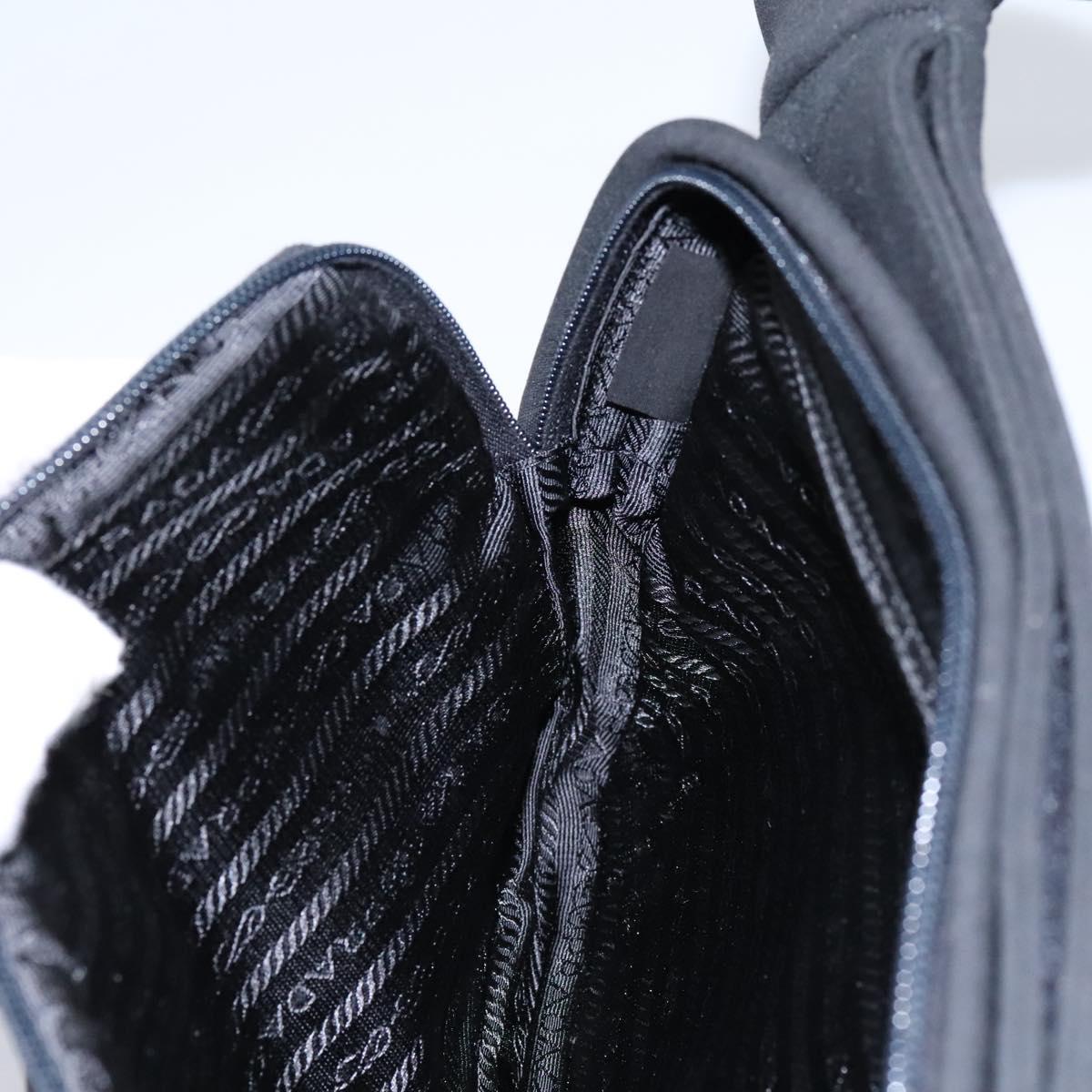 PRADA Shoulder Bag Nylon Black Auth EC354