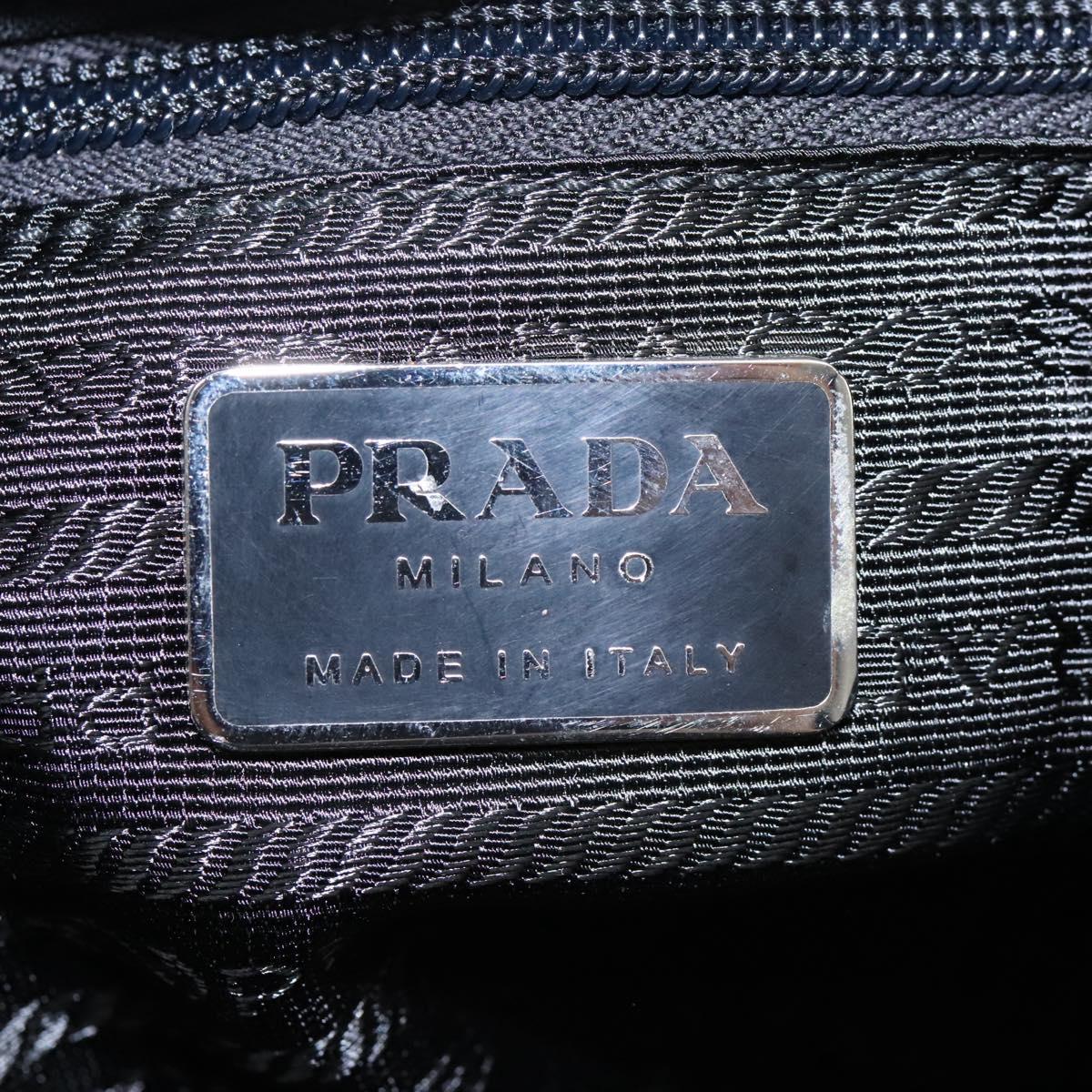 PRADA Shoulder Bag Nylon Black Auth EC354