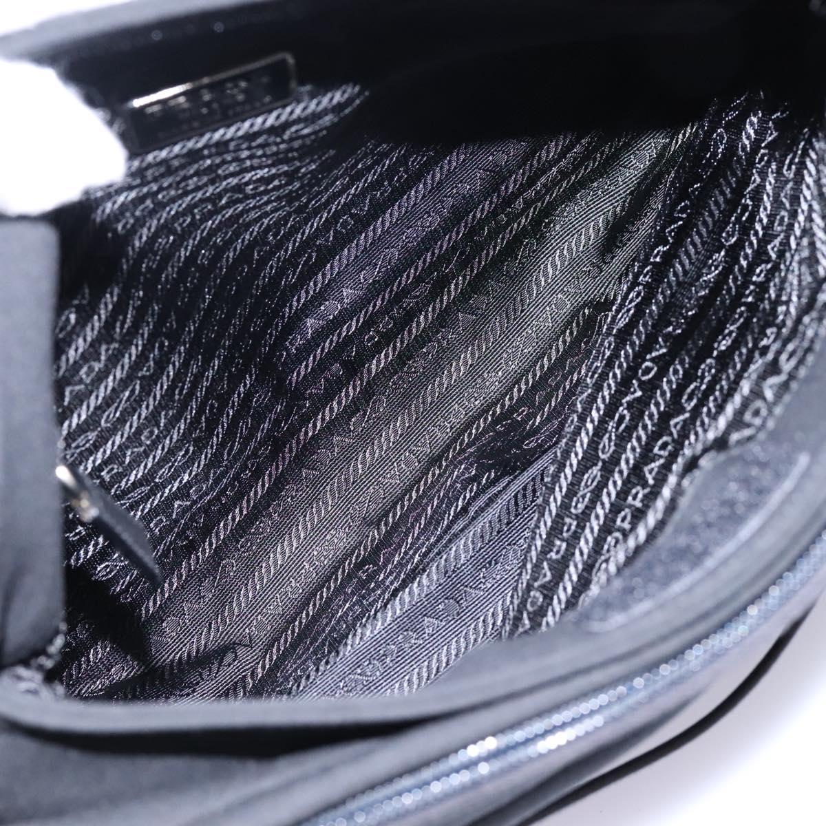 PRADA Shoulder Bag Nylon Black Auth EC354