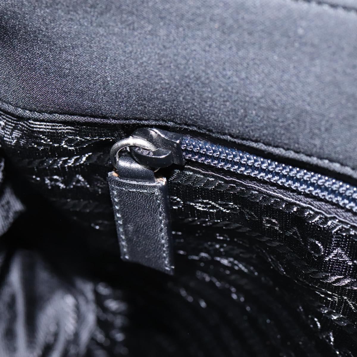 PRADA Shoulder Bag Nylon Black Auth EC354