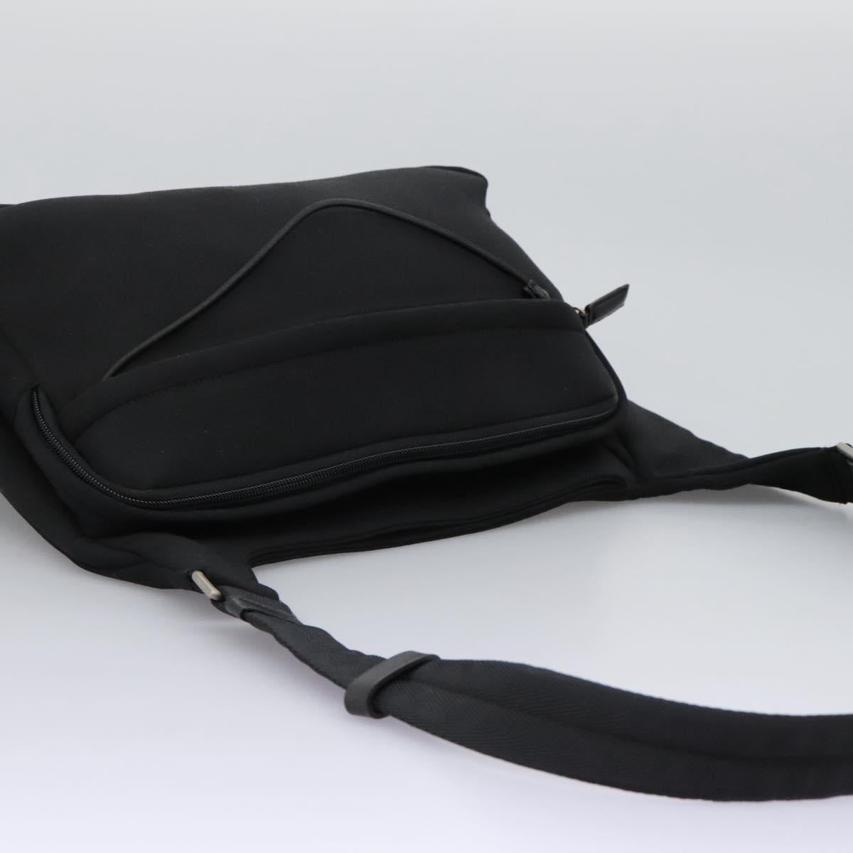 PRADA Shoulder Bag Nylon Black Auth EC354
