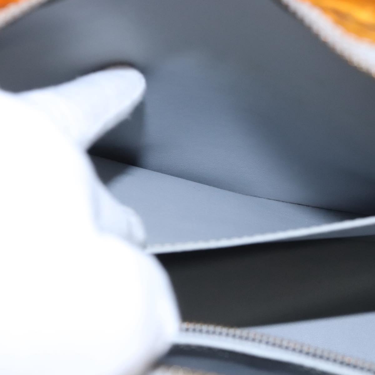 LOUIS VUITTON Monogram Vernis Houston Hand Bag Gris M91053 LV Auth EC363