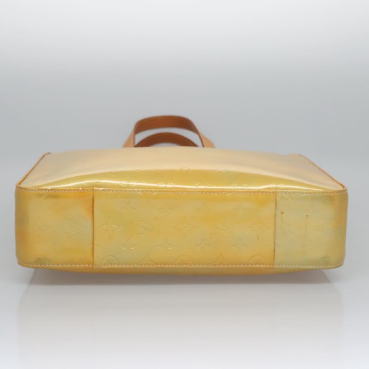 LOUIS VUITTON Monogram Vernis Columbus Tote Bag Gris M91028 LV Auth EC384