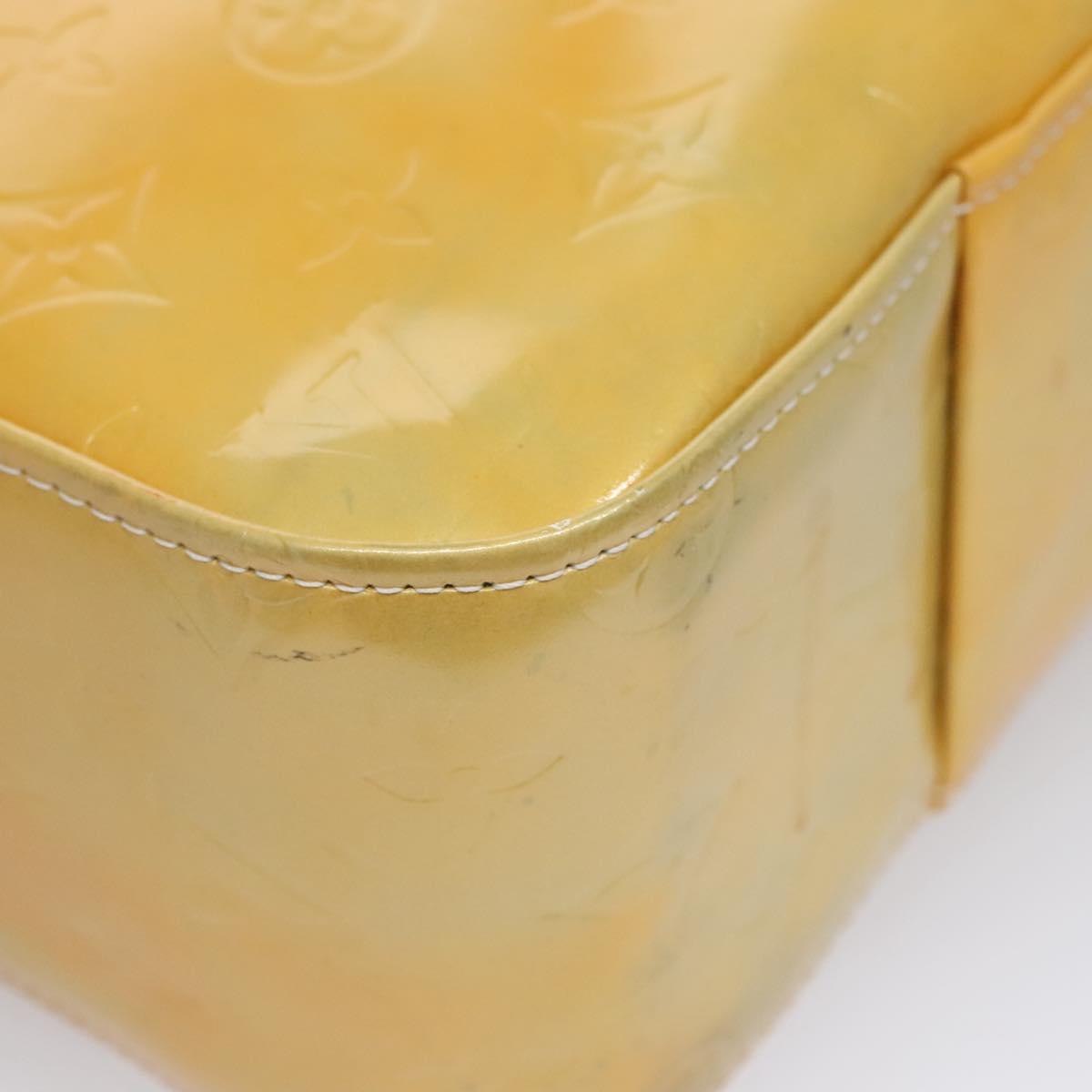 LOUIS VUITTON Monogram Vernis Columbus Tote Bag Gris M91028 LV Auth EC384