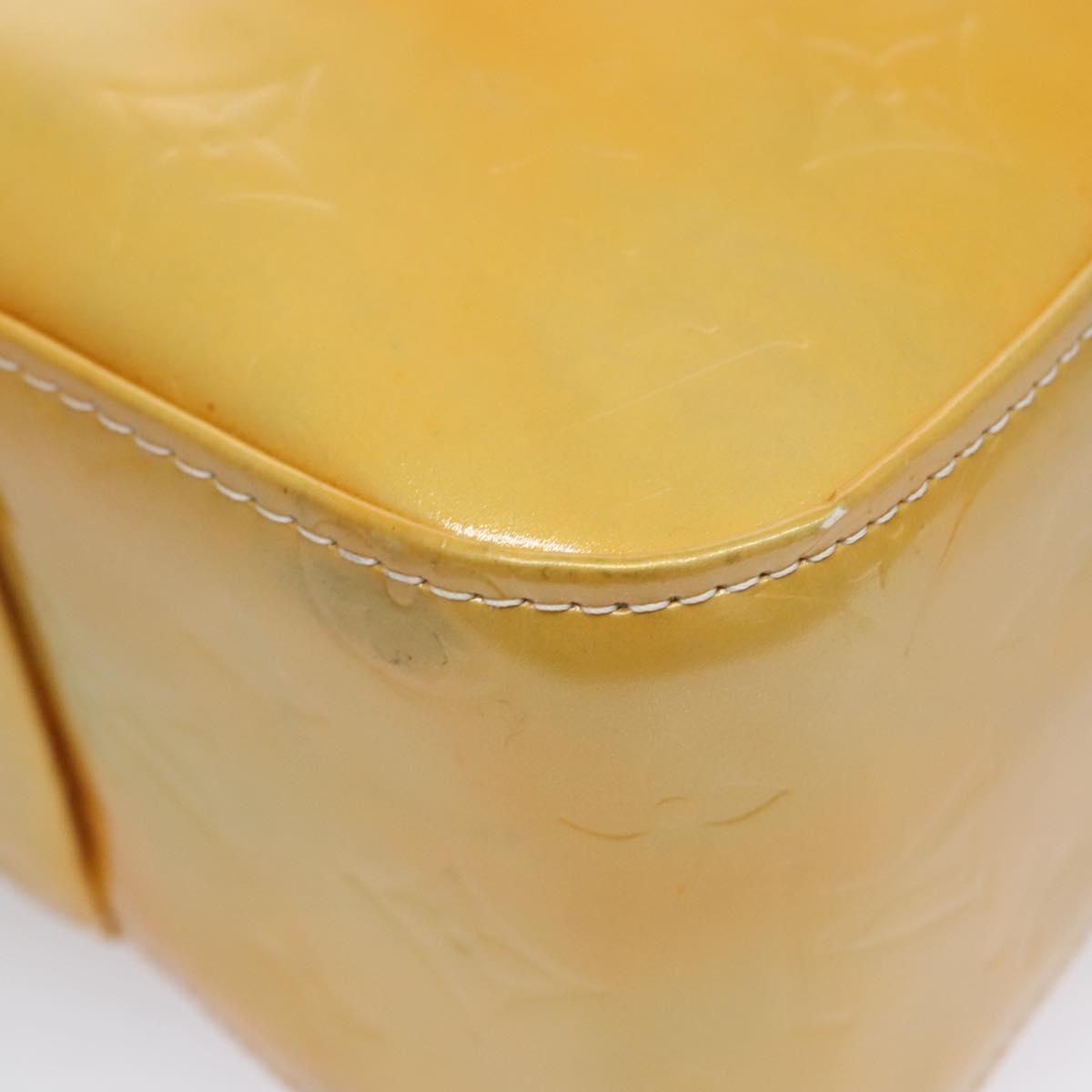 LOUIS VUITTON Monogram Vernis Columbus Tote Bag Gris M91028 LV Auth EC384