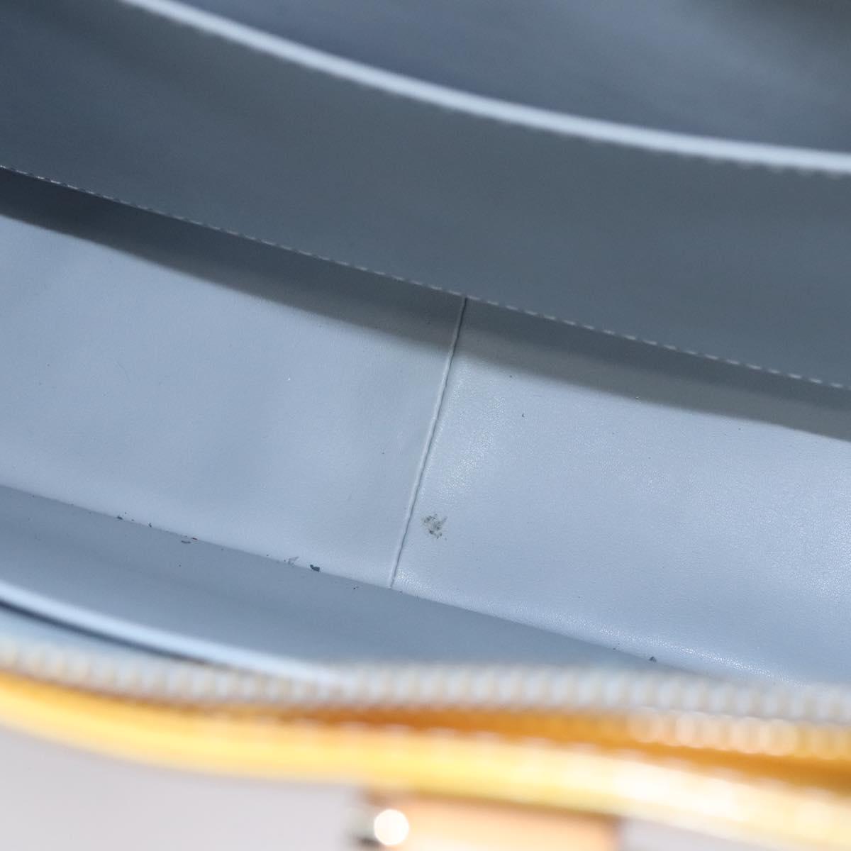 LOUIS VUITTON Monogram Vernis Columbus Tote Bag Gris M91028 LV Auth EC384