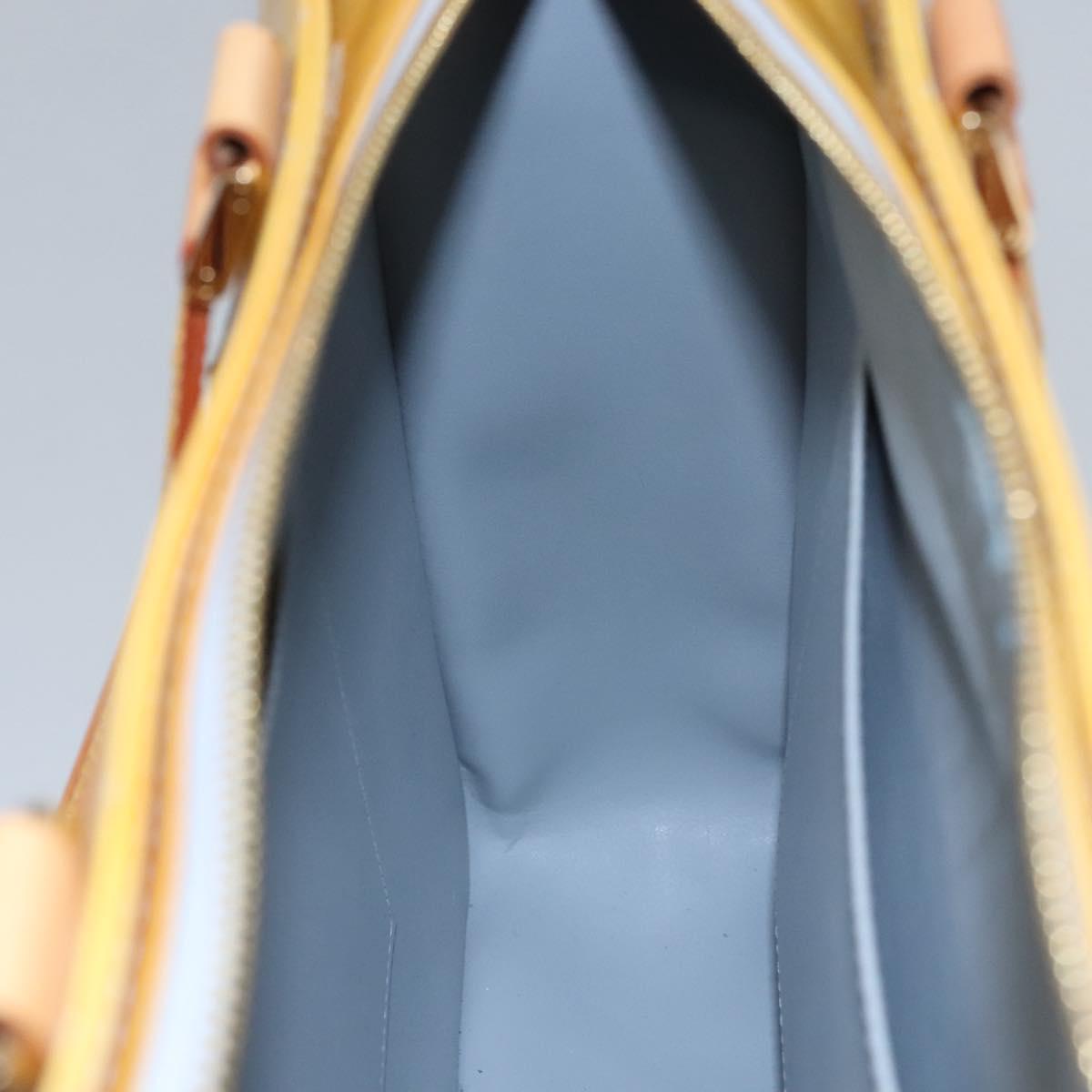 LOUIS VUITTON Monogram Vernis Columbus Tote Bag Gris M91028 LV Auth EC384