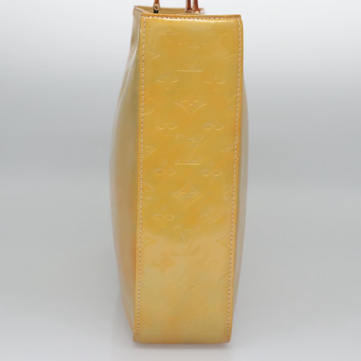 LOUIS VUITTON Monogram Vernis Columbus Tote Bag Gris M91028 LV Auth EC384