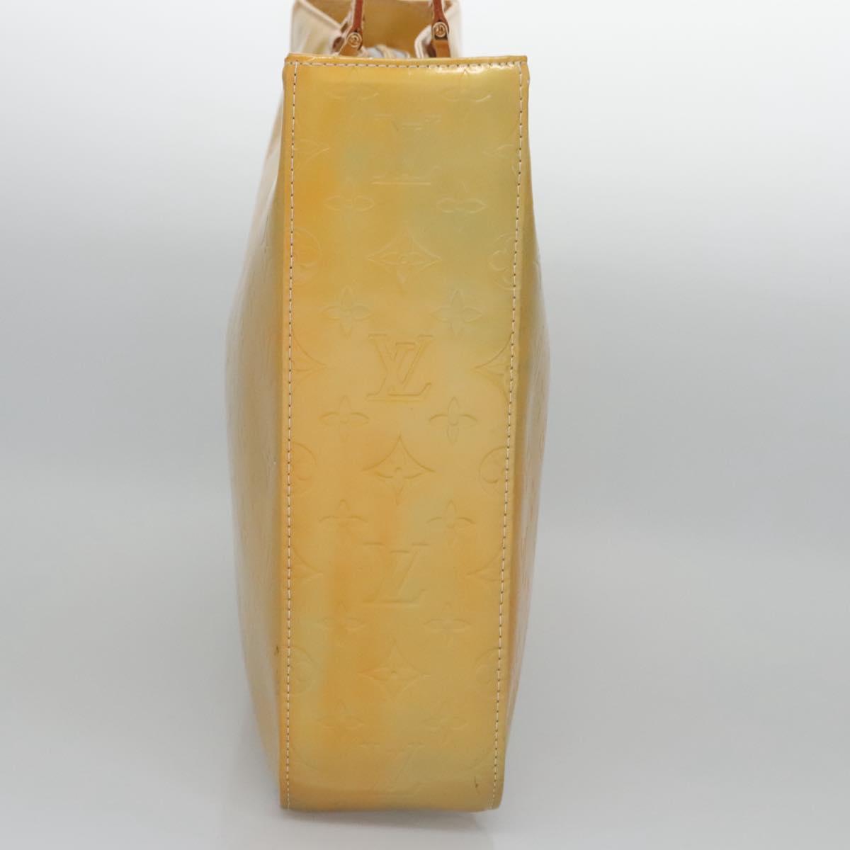 LOUIS VUITTON Monogram Vernis Columbus Tote Bag Gris M91028 LV Auth EC384