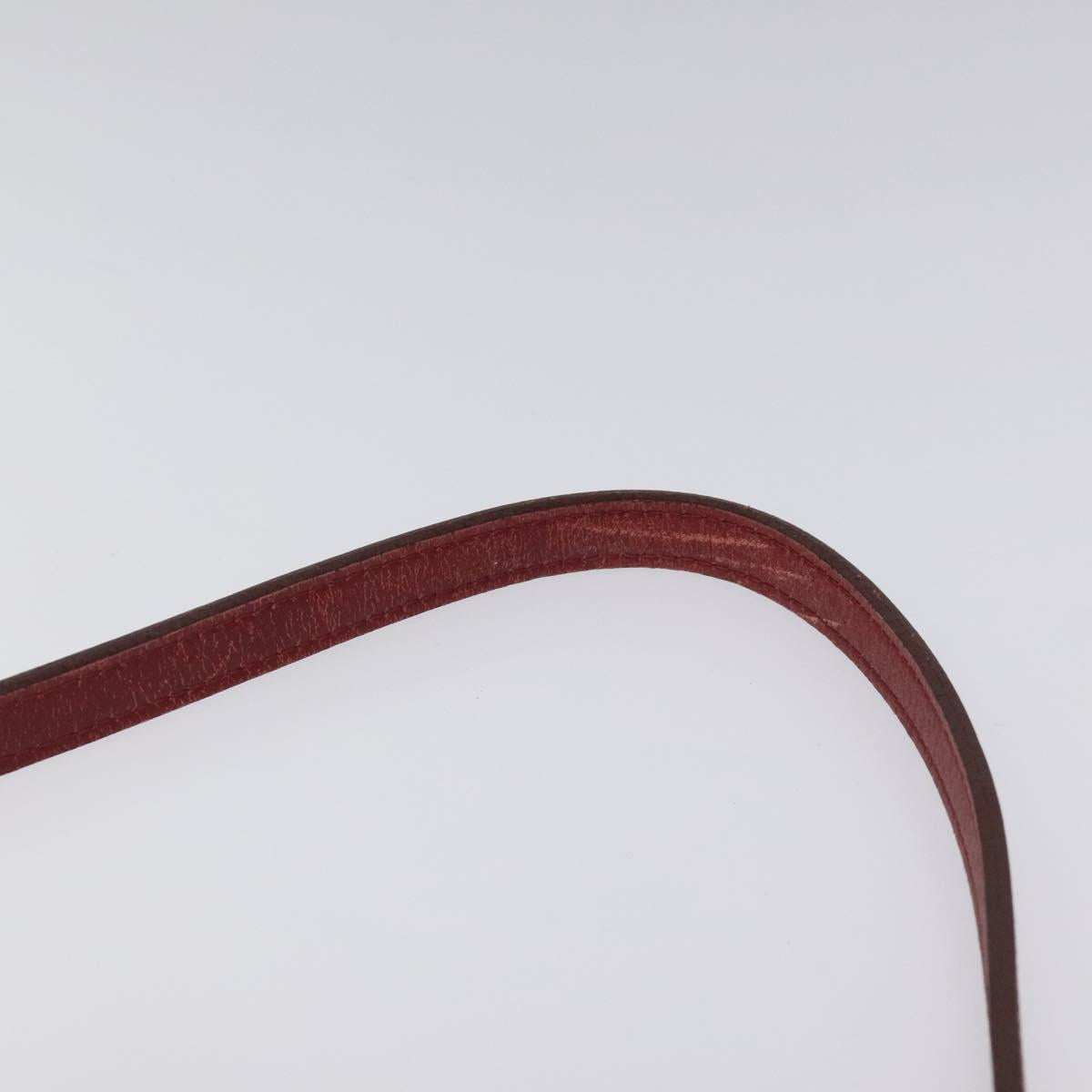 BURBERRY Nova Check Blue Label Shoulder Bag Canvas Beige Auth EC388