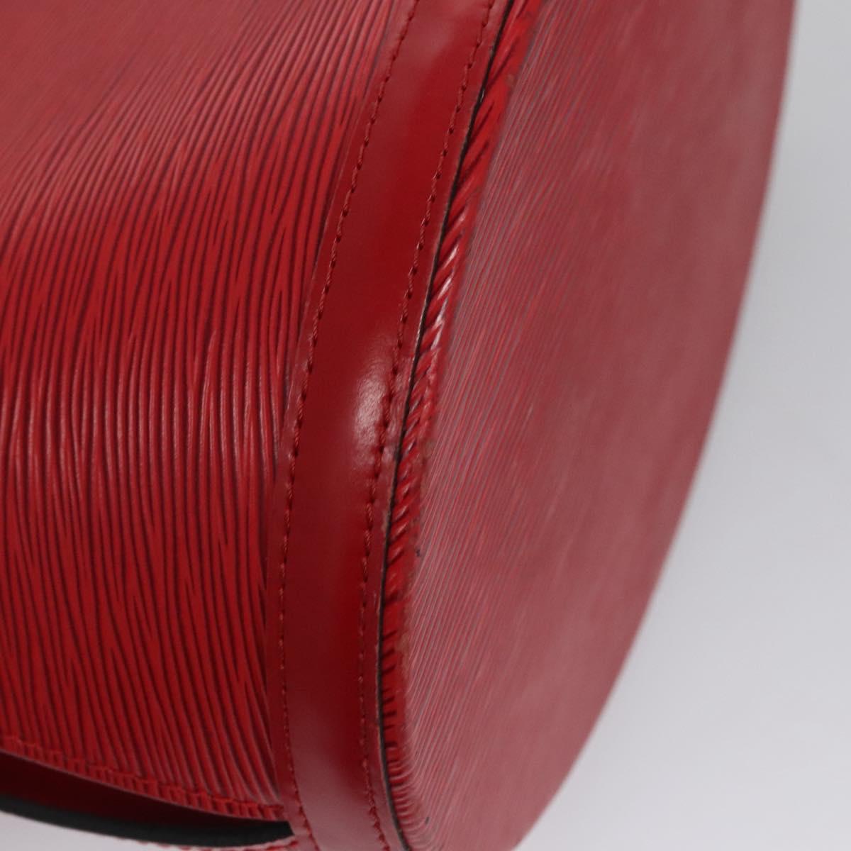 LOUIS VUITTON Epi Cluny Shoulder Bag Red M52257 LV Auth EC406
