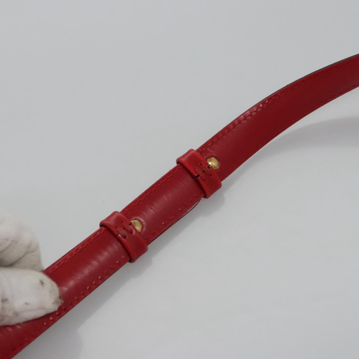 LOUIS VUITTON Epi Cluny Shoulder Bag Red M52257 LV Auth EC406