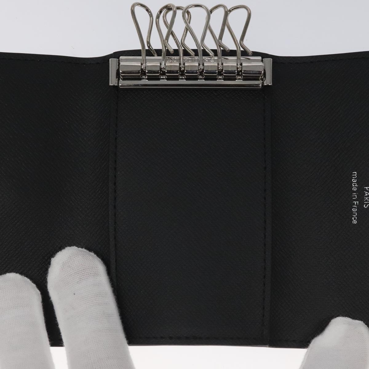 LOUIS VUITTON Monogram Eclipse Multicles6 Key Case M82603 LV Auth EC409A