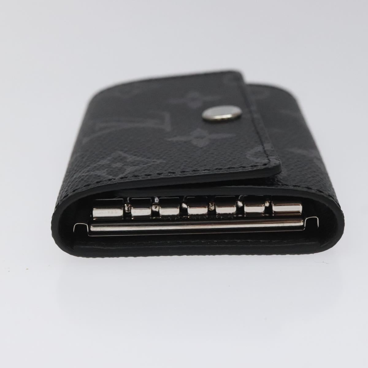 LOUIS VUITTON Monogram Eclipse Multicles6 Key Case M82603 LV Auth EC409A