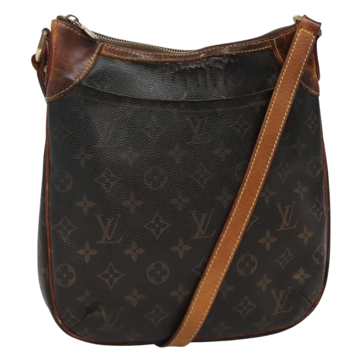 LOUIS VUITTON Monogram Odeon PM Shoulder Bag M56390 LV Auth EC448