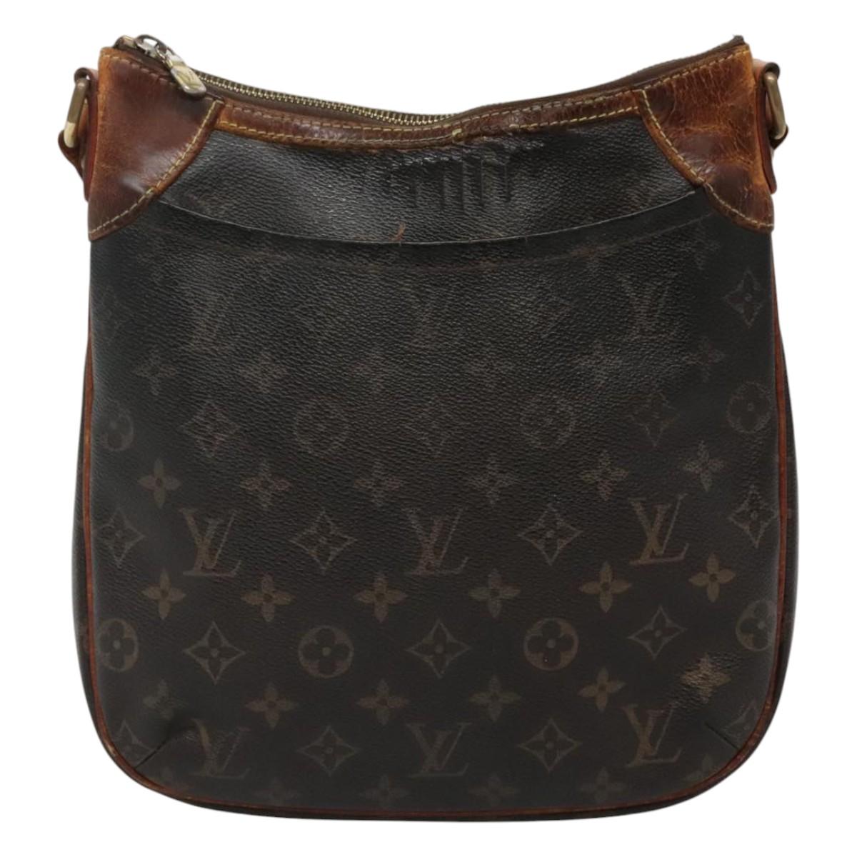 LOUIS VUITTON Monogram Odeon PM Shoulder Bag M56390 LV Auth EC448