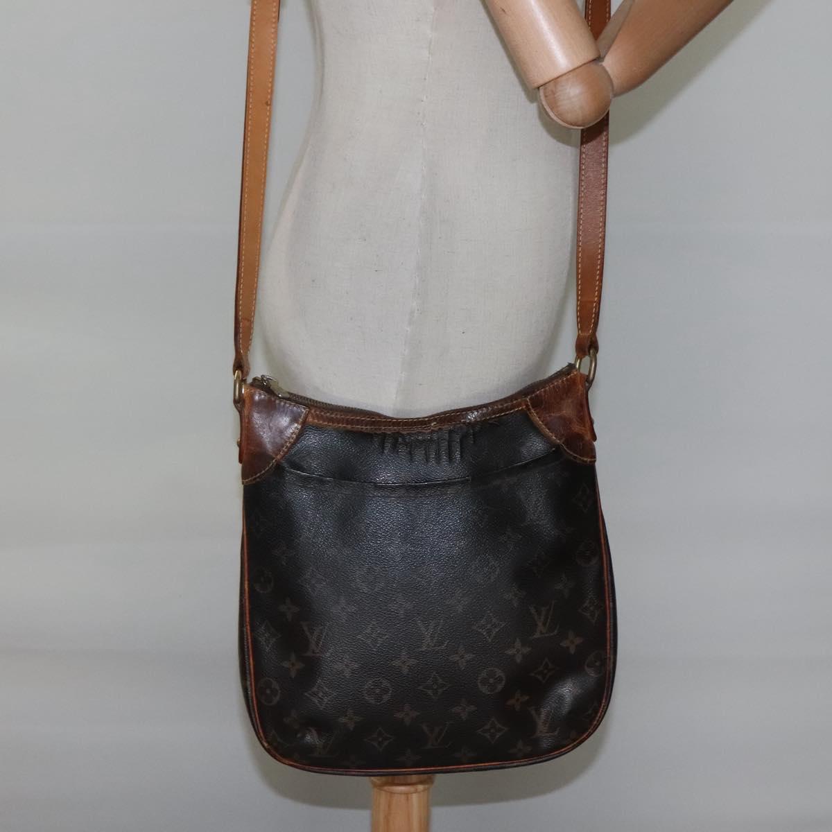 LOUIS VUITTON Monogram Odeon PM Shoulder Bag M56390 LV Auth EC448