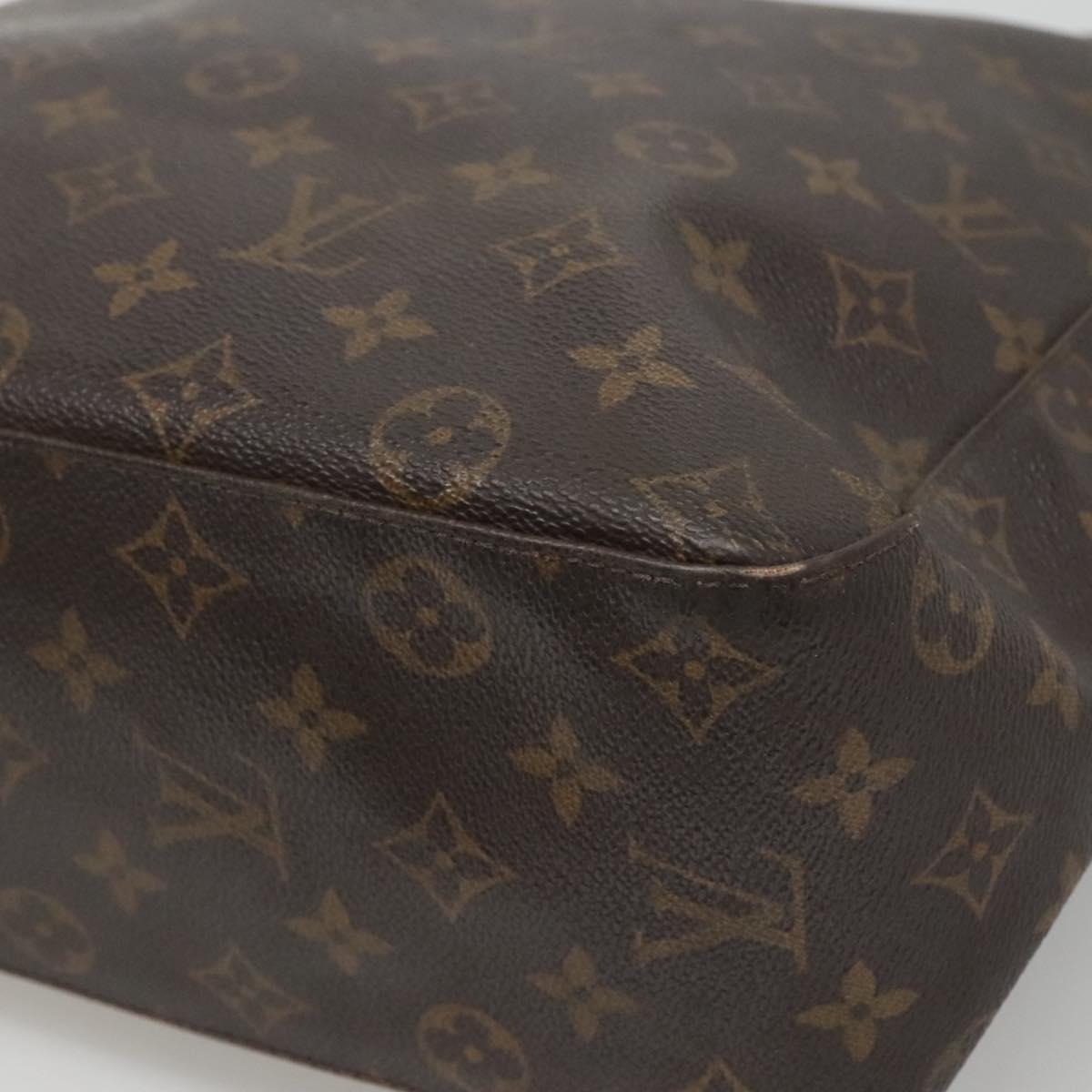 LOUIS VUITTON Monogram Looping GM Shoulder Bag M51145 LV Auth EC458
