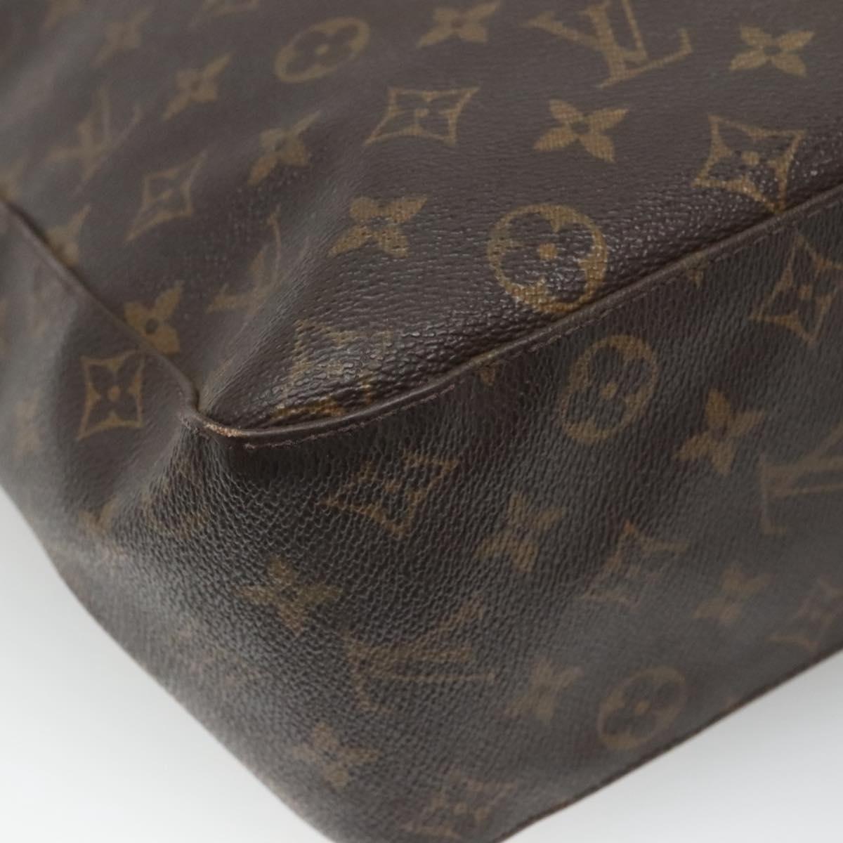 LOUIS VUITTON Monogram Looping GM Shoulder Bag M51145 LV Auth EC458