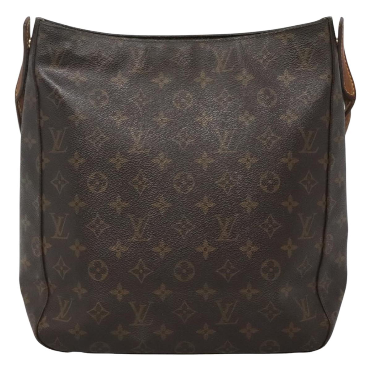 LOUIS VUITTON Monogram Looping GM Shoulder Bag M51145 LV Auth EC458