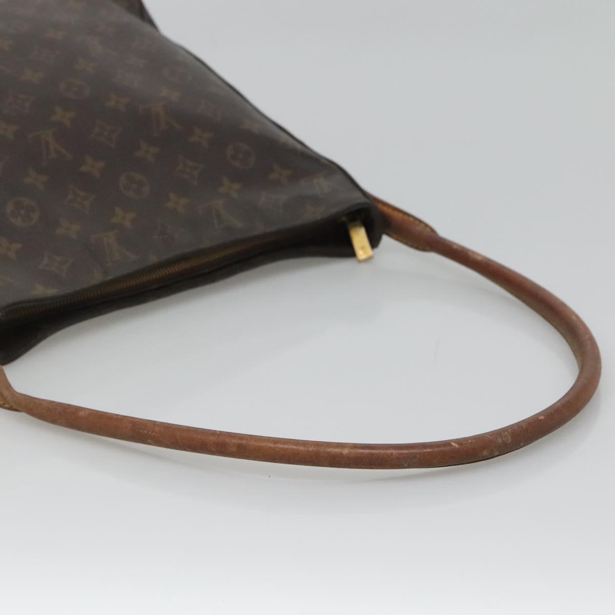 LOUIS VUITTON Monogram Looping GM Shoulder Bag M51145 LV Auth EC458