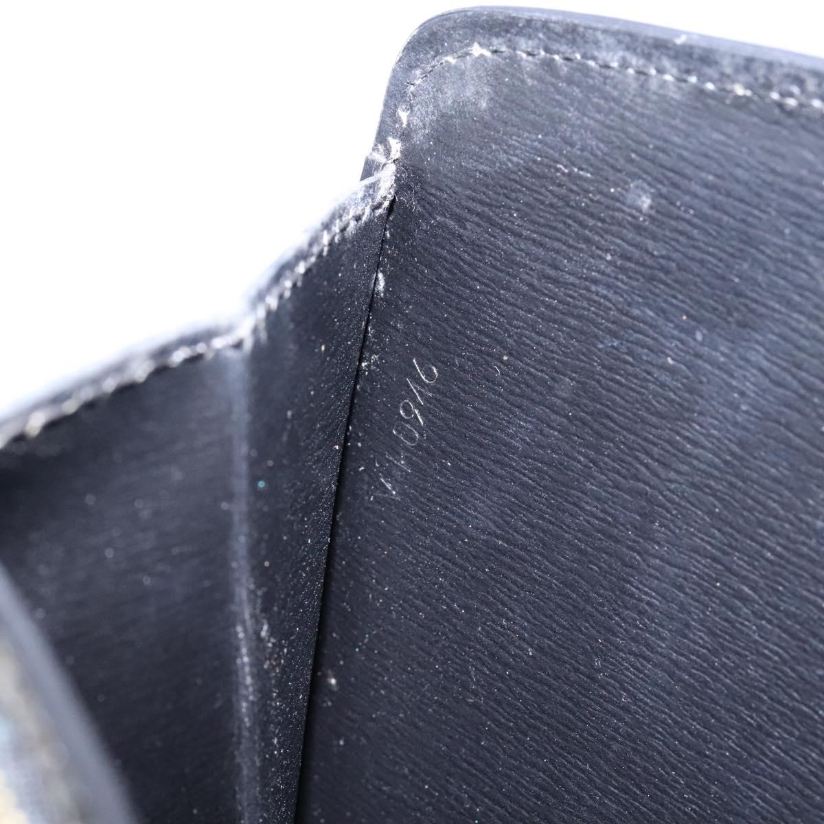 LOUIS VUITTON Epi Capuchin Shoulder Bag Black M52342 LV Auth EC524