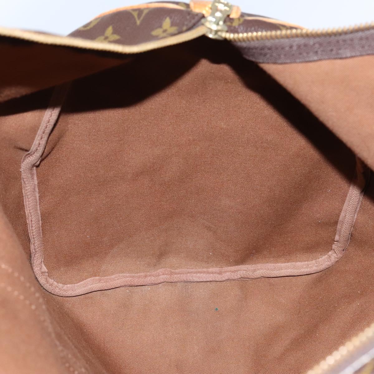 LOUIS VUITTON Monogram Keepall 55 Boston Bag M41424 LV Auth EC541