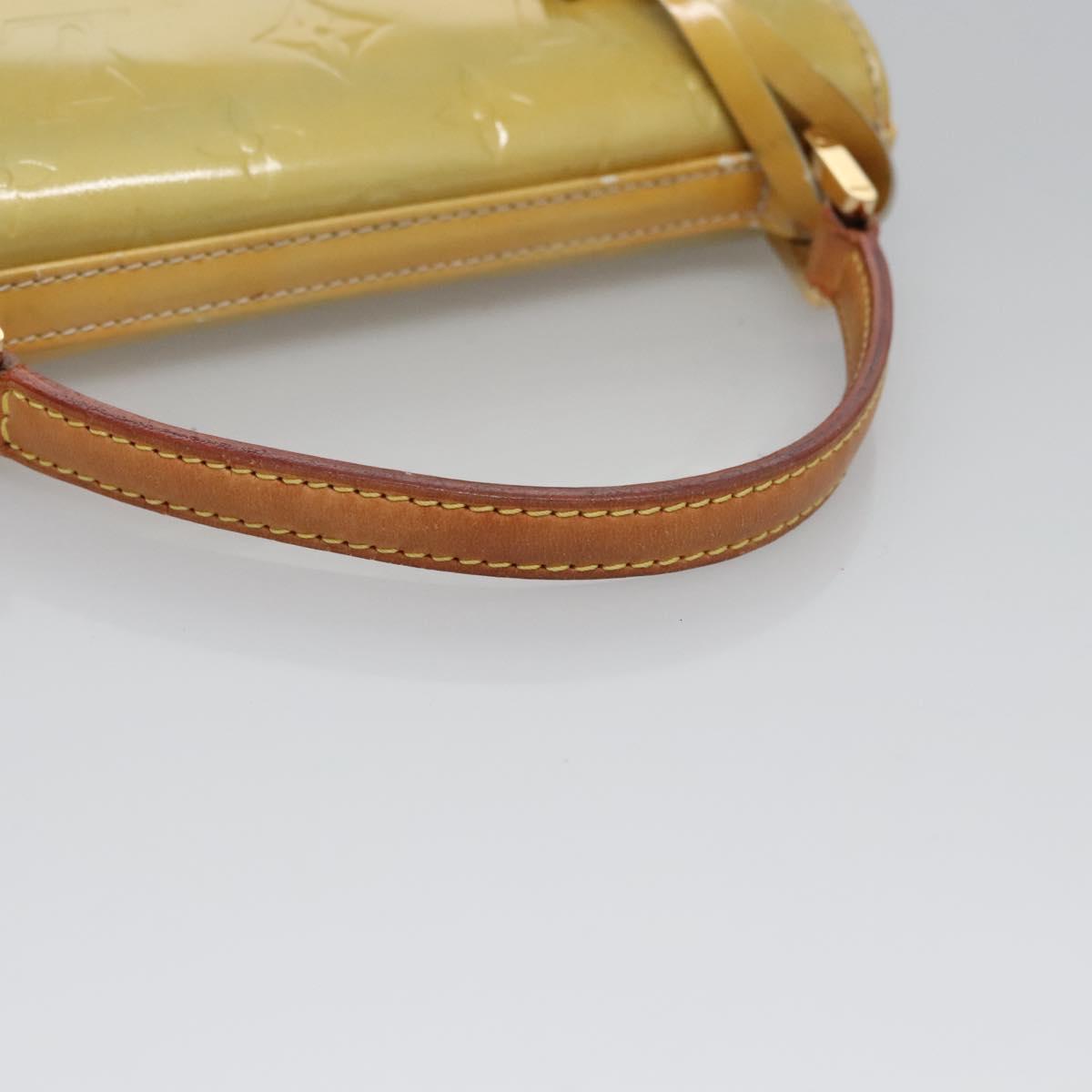 LOUIS VUITTON Monogram Vernis Spring Street Hand Bag Gris M91029 LV Auth EC572