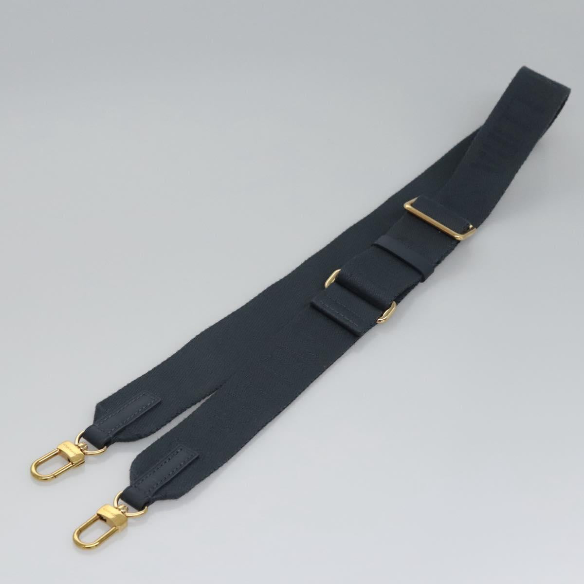 LOUIS VUITTON LV Squared Double Phone Pouch Blue M81060 LV Auth EC603A