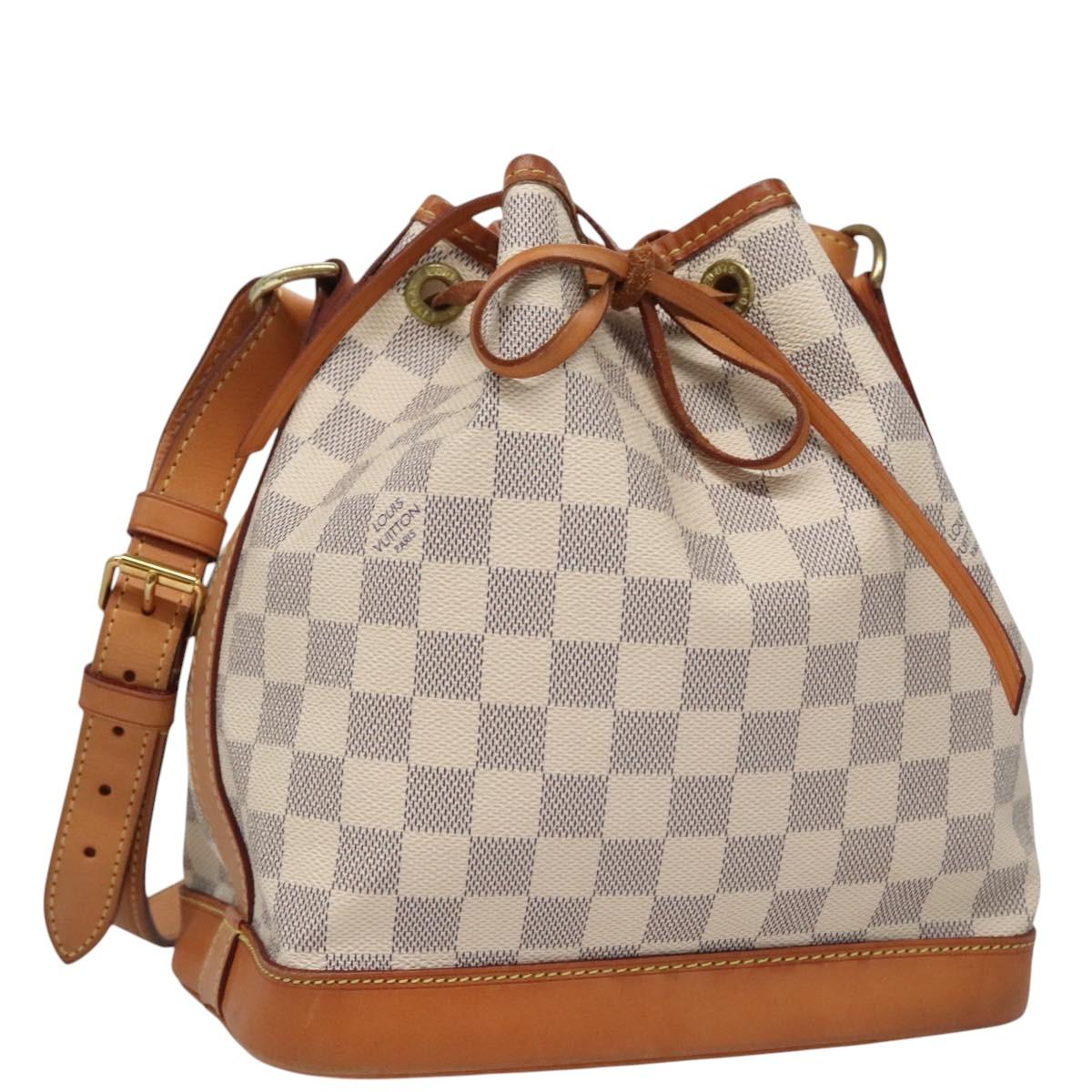 LOUIS VUITTON Damier Azur Noe BB Shoulder Bag N41220 LV Auth EC604