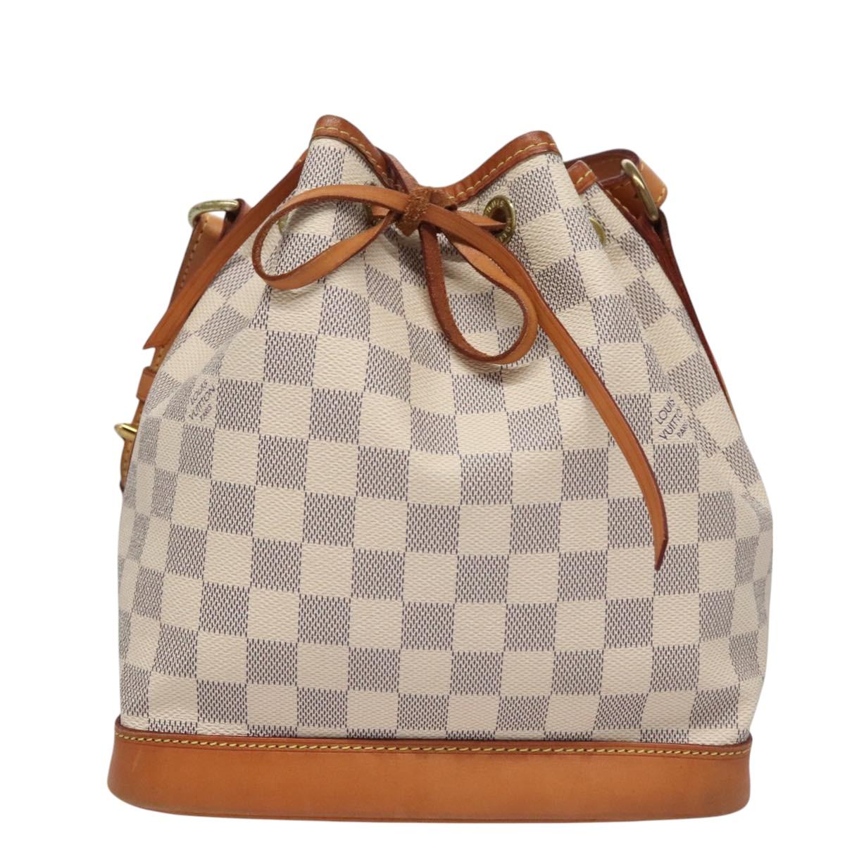 LOUIS VUITTON Damier Azur Noe BB Shoulder Bag N41220 LV Auth EC604