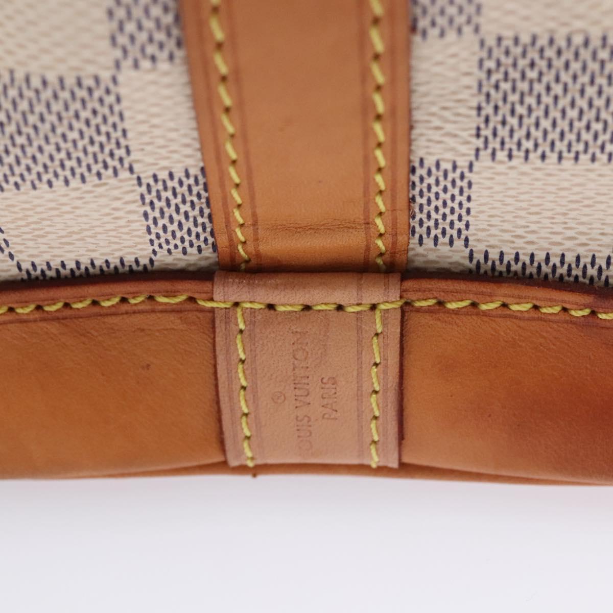 LOUIS VUITTON Damier Azur Noe BB Shoulder Bag N41220 LV Auth EC604