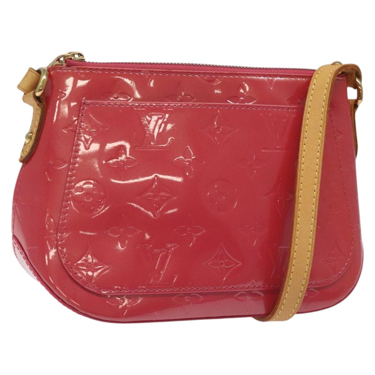 LOUIS VUITTON Monogram Vernis Minna Street Bag Fran Boise M9146F LV Auth EC606V