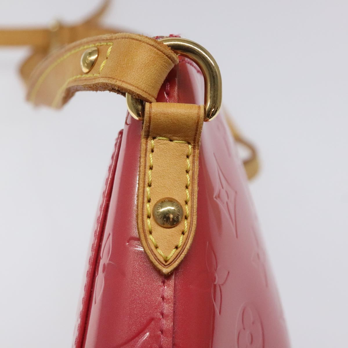 LOUIS VUITTON Monogram Vernis Minna Street Bag Fran Boise M9146F LV Auth EC606V