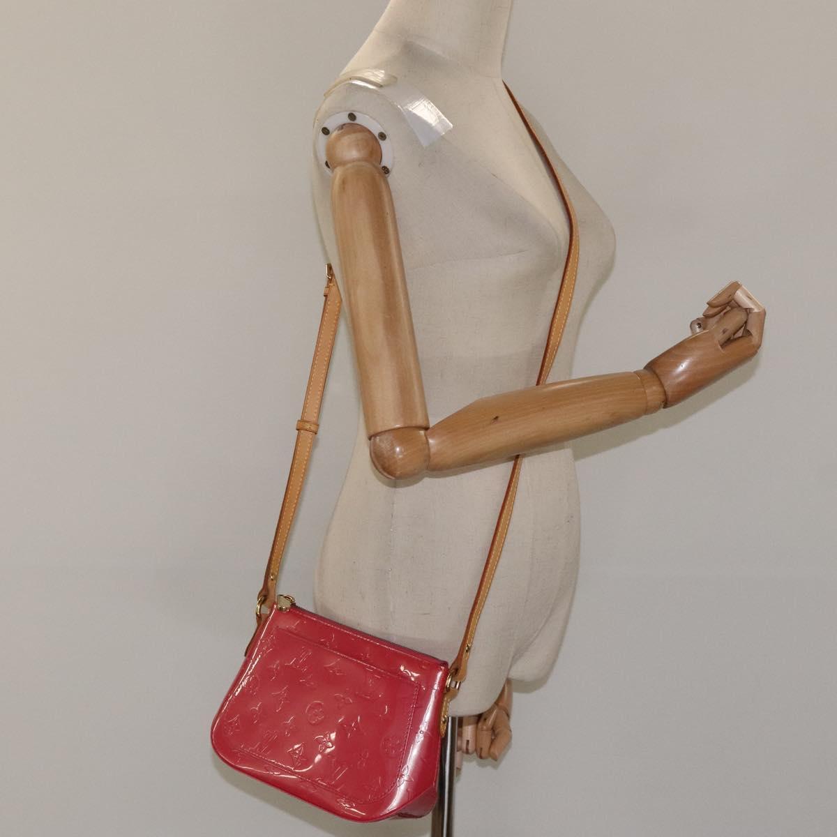 LOUIS VUITTON Monogram Vernis Minna Street Bag Fran Boise M9146F LV Auth EC606V